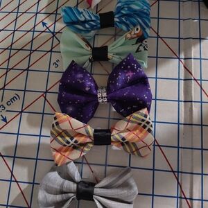 Blue and Green Hair Accessories Set